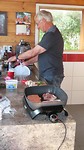John cooking