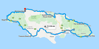 reisroute Jamaica