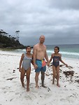 On the beach