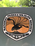 Lyre bird embleem