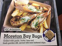 Moreton Bay Bugs eetklaar