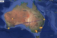 route Australië