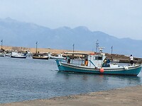 Bootje in haventje Koróni