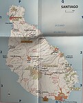 Santiago map