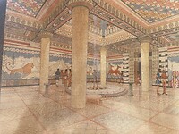 Troonzaal, tekening Piet de Jong