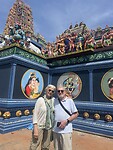 Voor Hindu tempel.