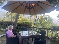 Ontbijt op hotelterras