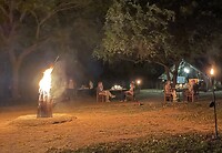 Dineren in safarikamp