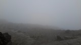 Uitzicht 1058 meter hoog.