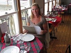 Kerstdiner in The Boathouse, Nelson