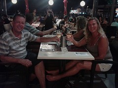 Met de voetjes omhoog gegeten want ze houden veel vocht vast ondanks de liters water