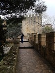 Wandelen door Castelo de São Jorge