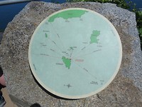 Vanaf Jetbourgh point kun je alle kanaaleilanden zien liggen