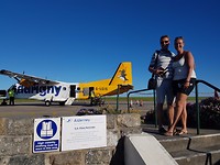 Nog een laatste foto van die leuke kist voor we weer naar Guernsey vliegen
