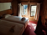 Onze kamer in Hotel Le Mouton Blanc