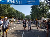 De finish. Het mooiste moment van de week