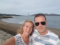 Voor de Golden Gate Bridge