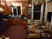 Noe's Nest keuken tevens ontbijtruimte