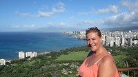 Op de top met Honolulu op de achtergrond