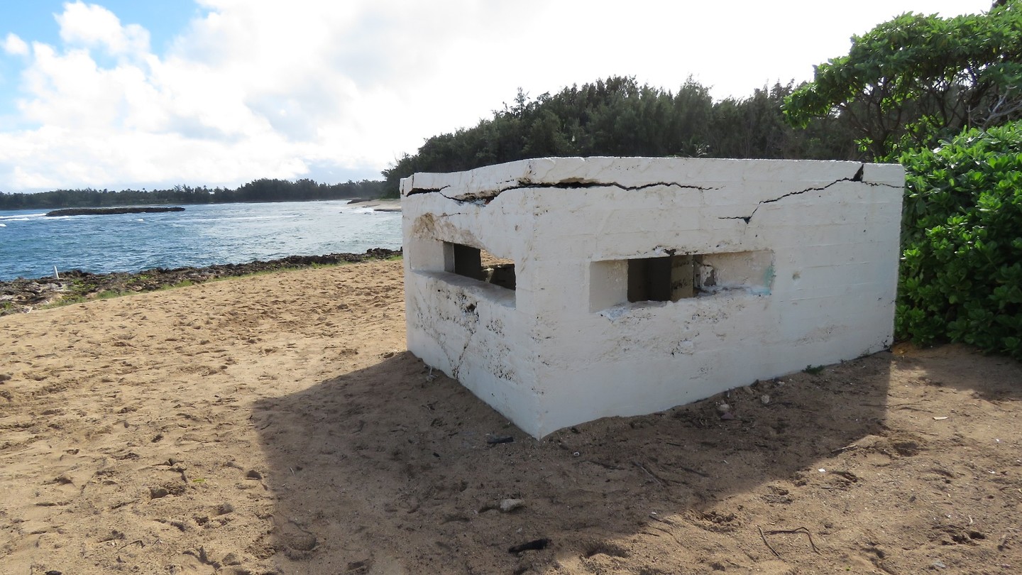 Bunker the Pillbox bij Kahuku Foto Anita van Wijngaarden’s reisblog