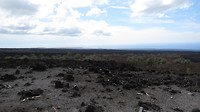 Dan rij je weer in een lava gebied..........