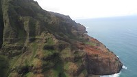 Kauai vanuit de lucht, Nā Pali coast