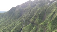 Kauai vanuit de lucht. Zo overweldigend.
