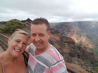 Bij de Waimea Valley Overlook