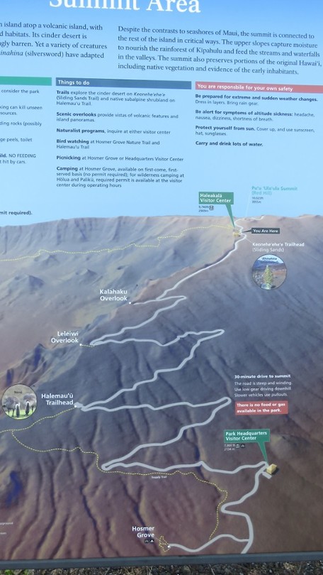 Zo kon je boven op de vulkaan Haleakala