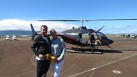 Daar gaan ze weer, in vogelvlucht over eendeel van Maui en Moloka'i