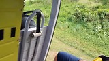 Even stiekem een filmpje gemaakt met mijn mobiel tijdens het opstijgen vanaf die klif