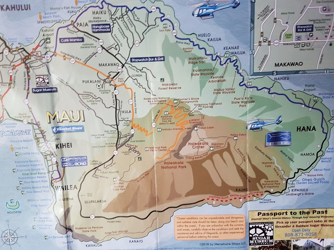 Wij hebben de blauwe en de zwarte weg helemaal gereden, echt een rondje en dwars eroverheen