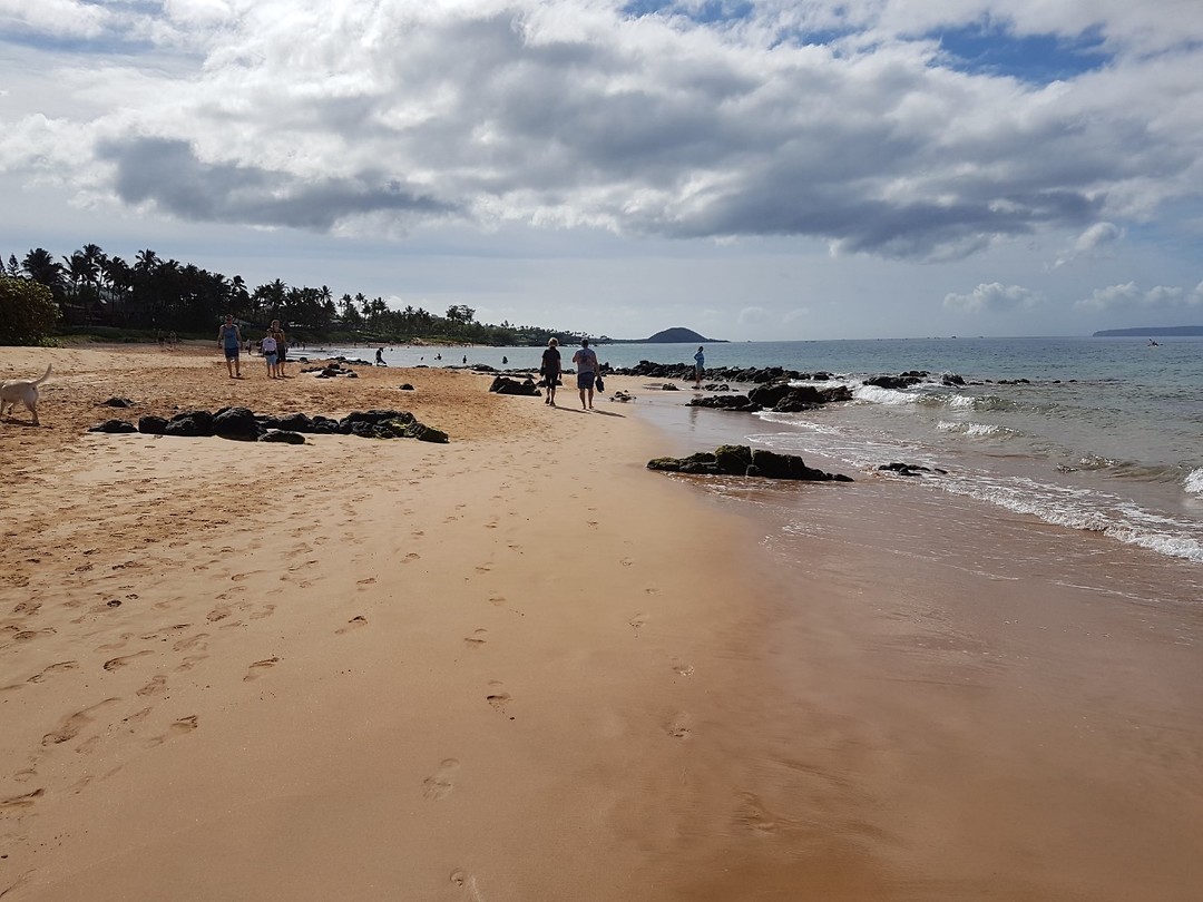 Het strand bij Wailea
