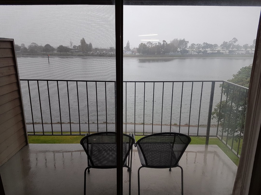 Jammer van het weer anders zou je hier toch heerlijk zitten