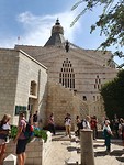 De basiliek in Nazareth