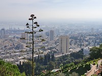 Prachtig uitzicht over Haifa