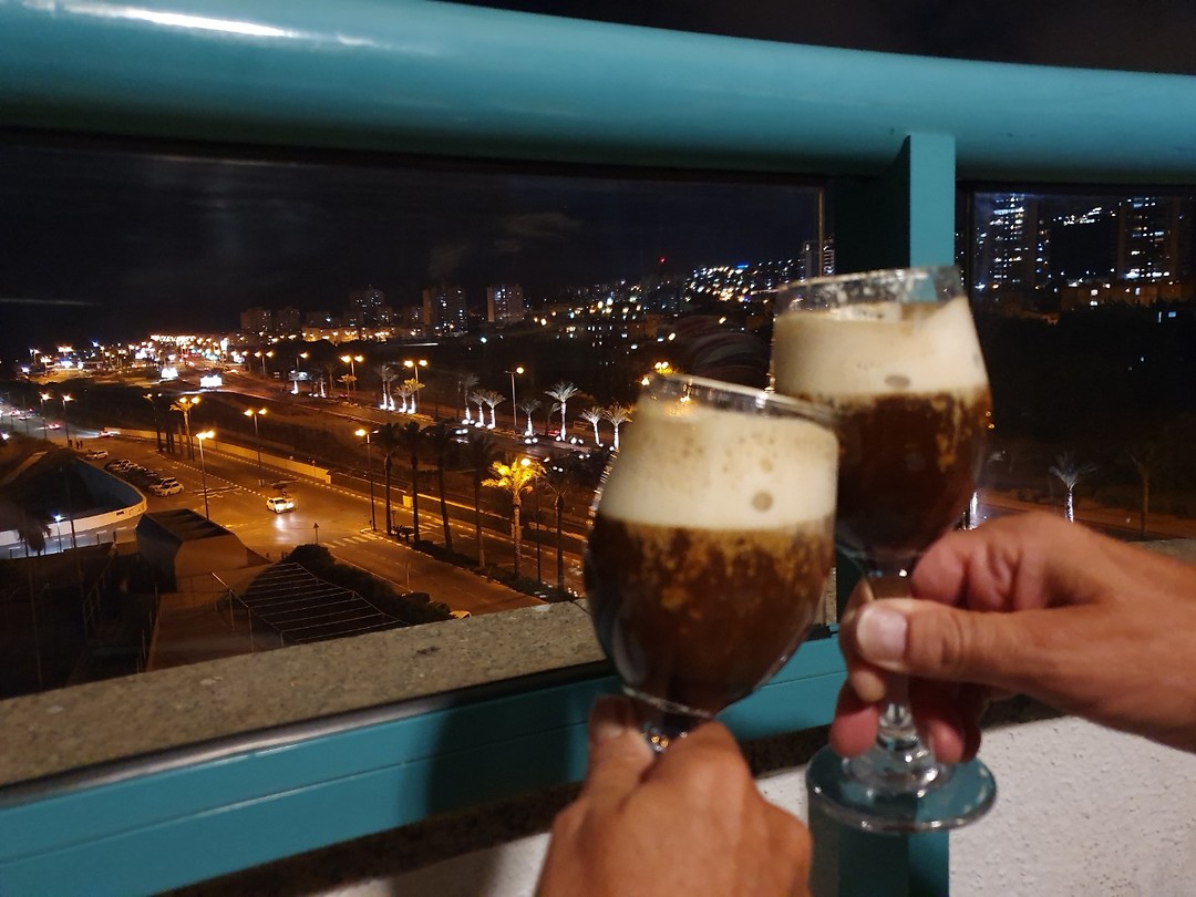 Nog een laatste Irish Coffee en dan is de vakantie toch echt voorbij.