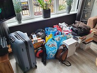 Op de koeltassen na is dit de bagage