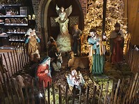Ook zo'n kerststal blijft mooi.