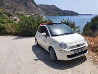 Onze Fiat 500 cabio