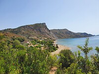 Onderweg naar Dafni beach