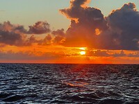 Zonsondergang op Sint Maarten.