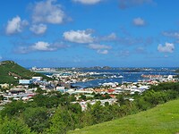 Uitzicht op Simpson Bay.