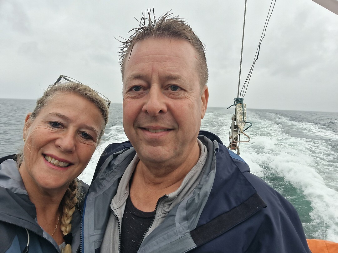 Tijd voor een selfie op de boot
