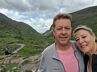 Selfie op de top van de Cap of Dunloe