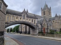 Dublinia. Dit zit vast aan de Cathedraal. Daar zijn tentoonstellingen te zien