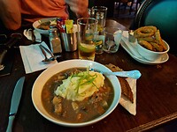 Lekker simpel, een stew in de pub.