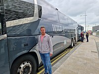 En de bus weer in naar de volgende bestemming
