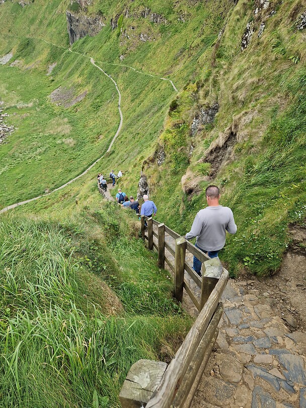 En dan de trappen af......