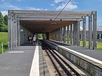 Wachten op de trein